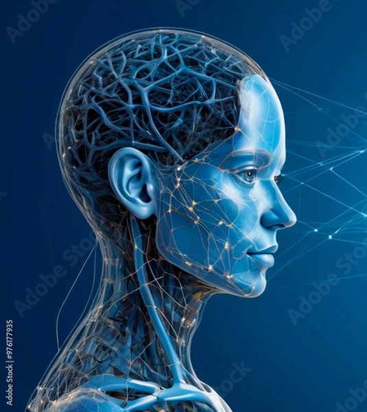 Fototapeta Artificial Intelligence Concept