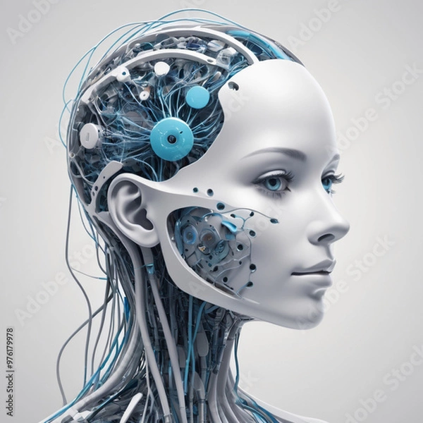 Fototapeta Artificial Intelligence Concept