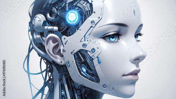 Fototapeta Artificial Intelligence Concept