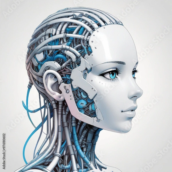 Fototapeta Artificial Intelligence Concept