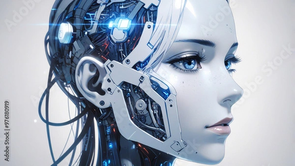 Fototapeta Artificial Intelligence Concept