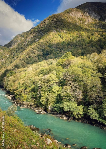 Obraz lake and mountains