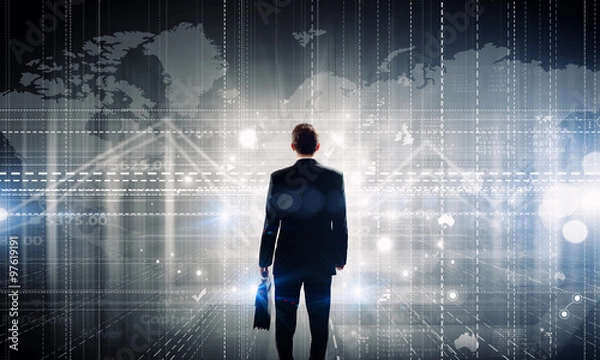 Fototapeta Modern global technologies