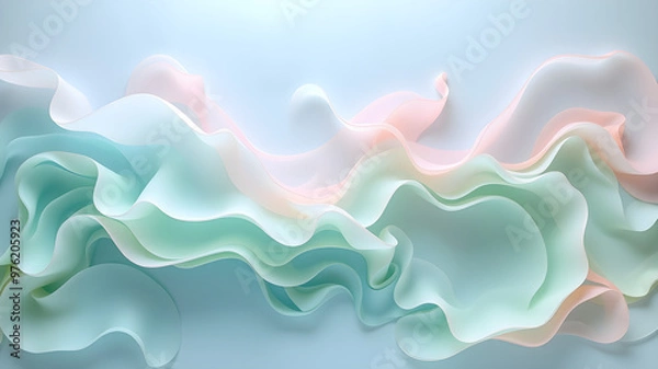 Obraz abstract background with bubbles