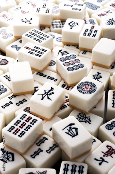 Fototapeta マージャン牌