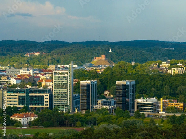 Fototapeta View of Gediminas hill