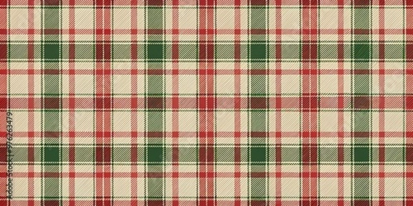 Obraz Red Green Plaid Pattern Seamless Texture Background, plaid, tartan, pattern