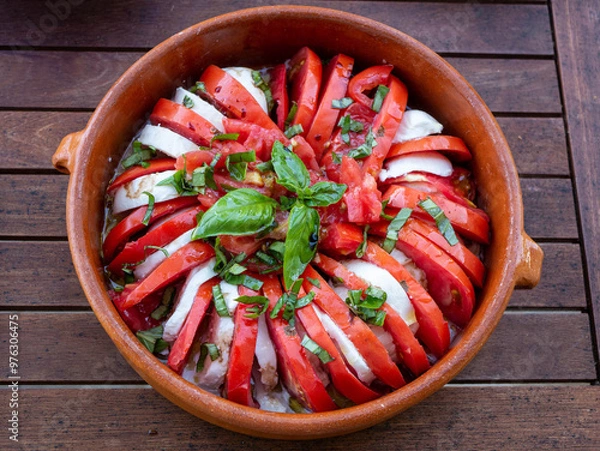 Obraz salade tomate mozzarella