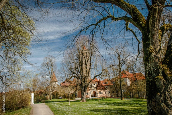 Fototapeta castelo no parque