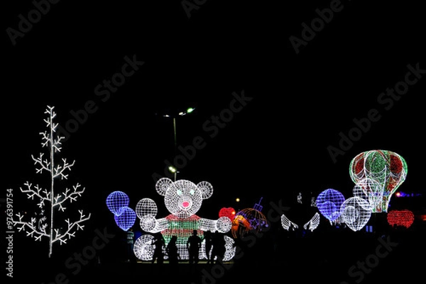 Fototapeta natal iluminado