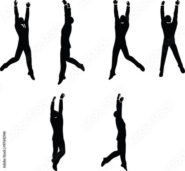 Obraz businessman hanging