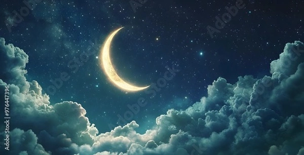 Fototapeta starry night sky