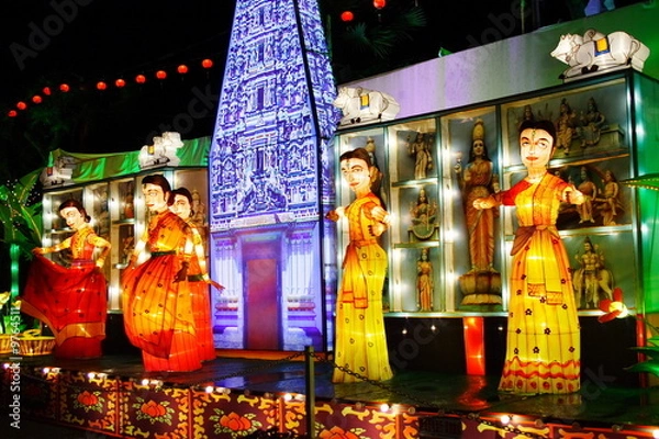 Obraz Lantern Performance (India Dancer)