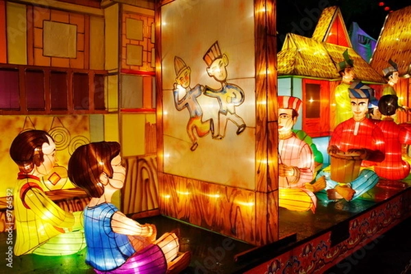 Obraz Lantern Performance (Shadow Play)