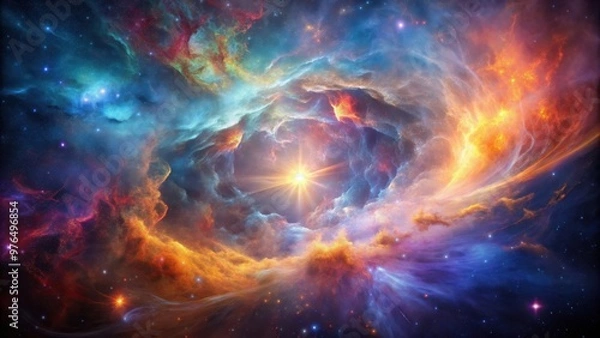 Fototapeta Cosmic energy abstract space nebula artwork, space, cosmic, energy, nebula, abstract, art, universe, creative, celestial