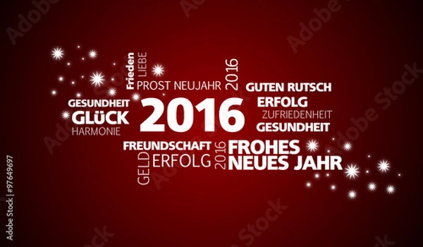 Fototapeta Silvester / Jahreswechsel / Wünsche 