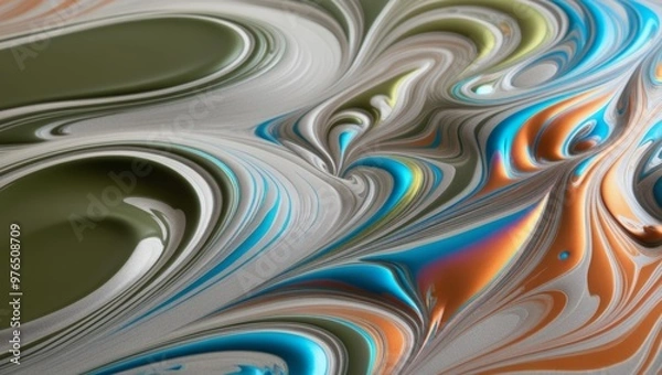 Obraz Abstract Swirling  Liquid Art Background Pattern