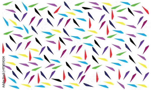 Fototapeta Ditsy flower seamless pattern. Simple floral texture.Decorative foliate background suitable for wallpaper, wrapping paper; screen printing and textile industry.