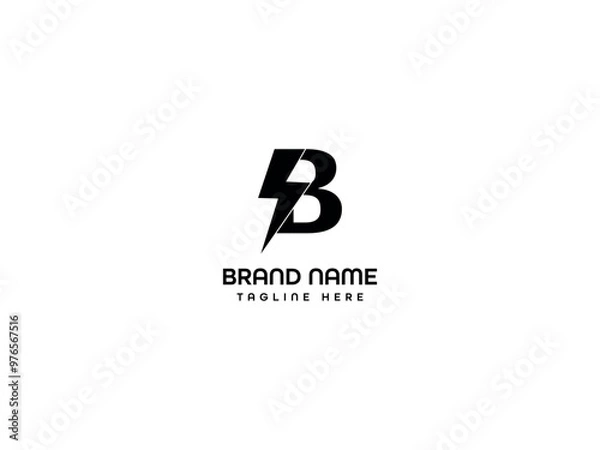 Obraz logo design letter logo