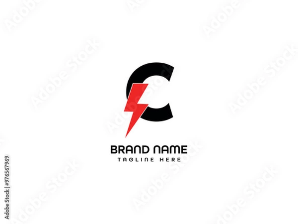 Obraz logo design letter logo