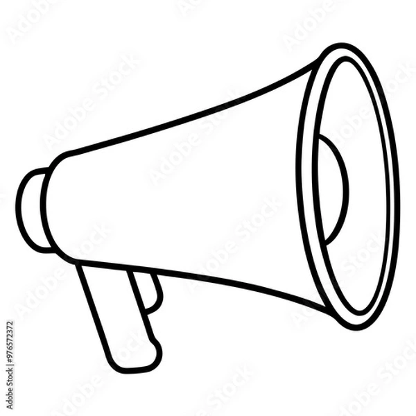 Fototapeta Megaphone vector