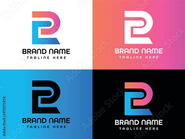 Obraz logo design letter logo