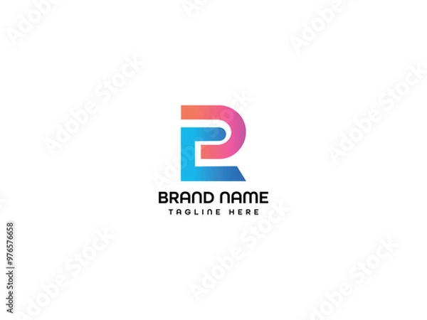 Obraz logo design letter logo