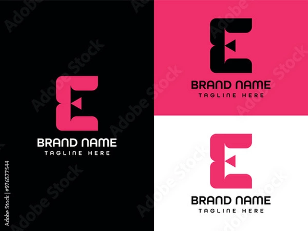 Obraz logo design letter logo