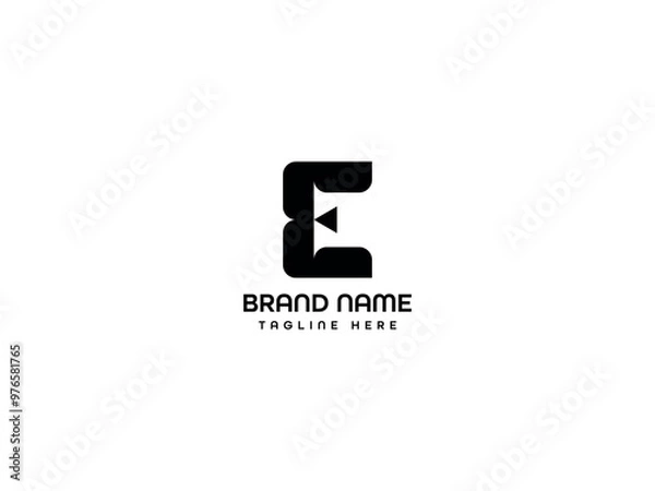 Obraz logo design letter logo