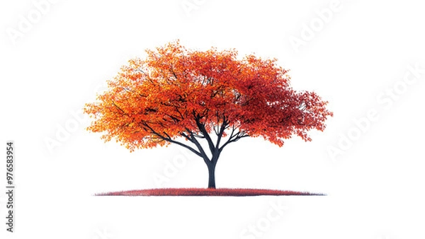 Fototapeta tree isolated on white