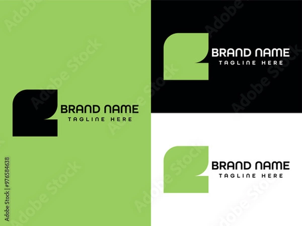 Obraz logo design letter logo