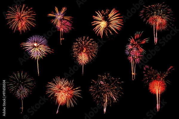 Obraz Fajerwerki.