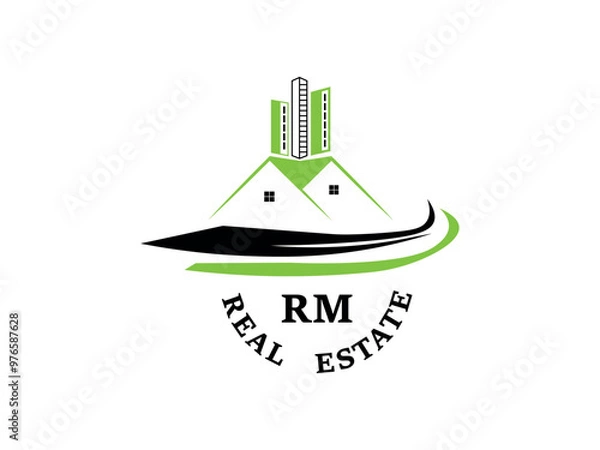 Obraz logo design letter logo