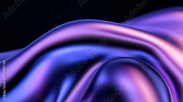 Obraz Abstract liquid gradient blue purple pink color blend fluid abstract design flowing liquid shapes smooth gradient modern abstract background vibrant colors digital art gradient texture abstract compos