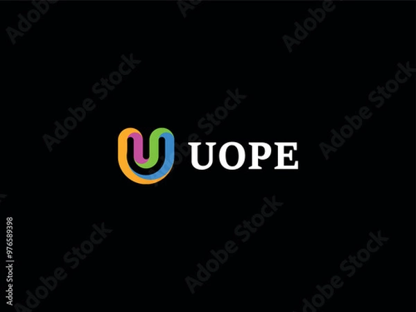 Obraz logo design letter logo