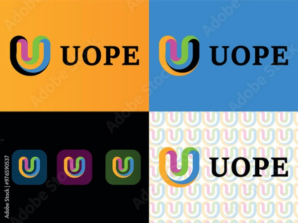 Obraz logo design letter logo