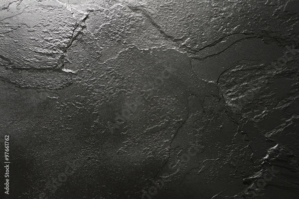 Obraz Black stone texture background.