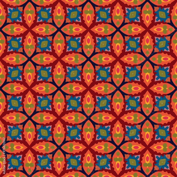 Obraz pattern abstract batik geometric