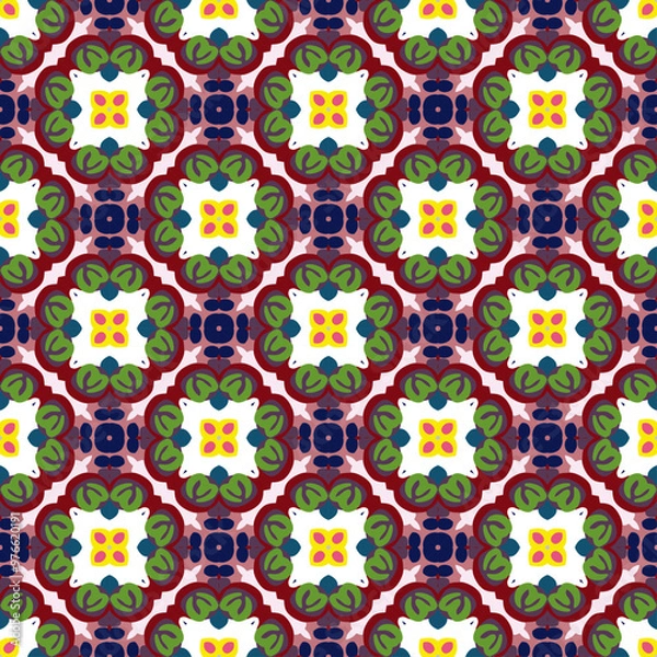 Obraz pattern geometric batik abstract