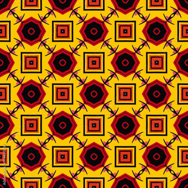 Obraz pattern geometric batik abstract