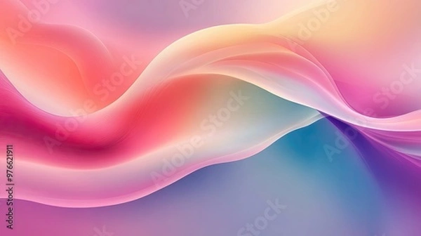 Fototapeta Gradient background with smooth color transitions.