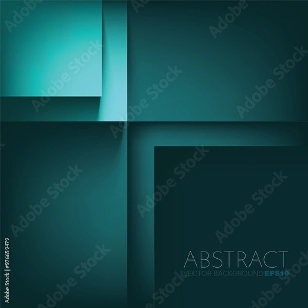 Fototapeta graphic geometric triangle overlap vector layer background for text and message design
