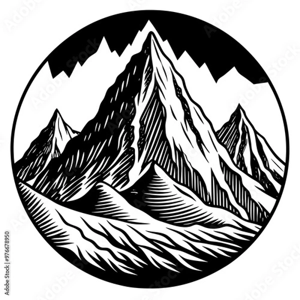 Fototapeta Mountain vector
