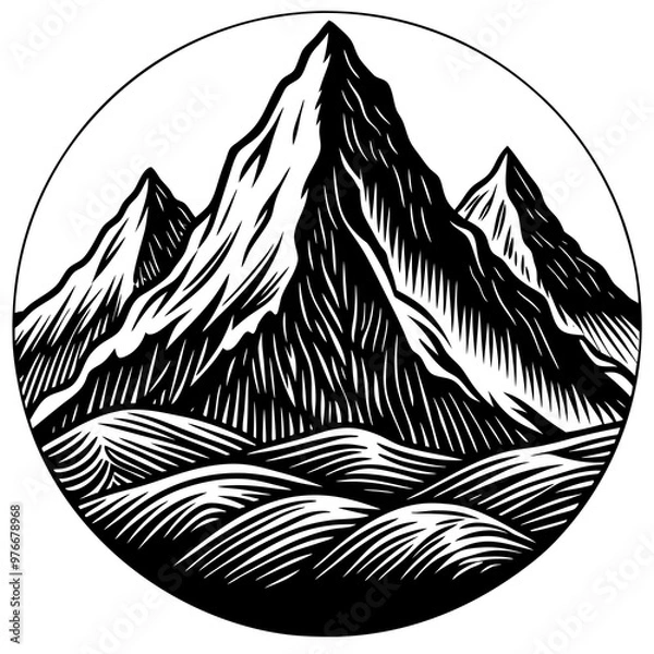 Fototapeta Mountain vector