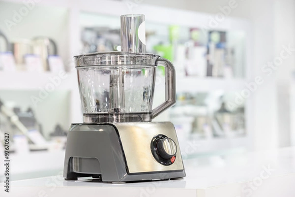 Obraz single electric food processor in retail store