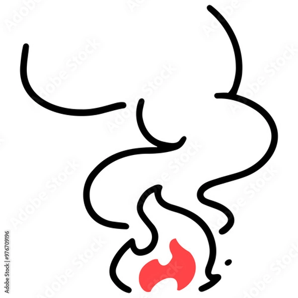 Obraz Fire and Smoke