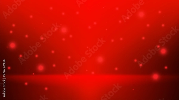 Obraz Abstract Red Background with Lights for wallpaper backdrop vector illustration