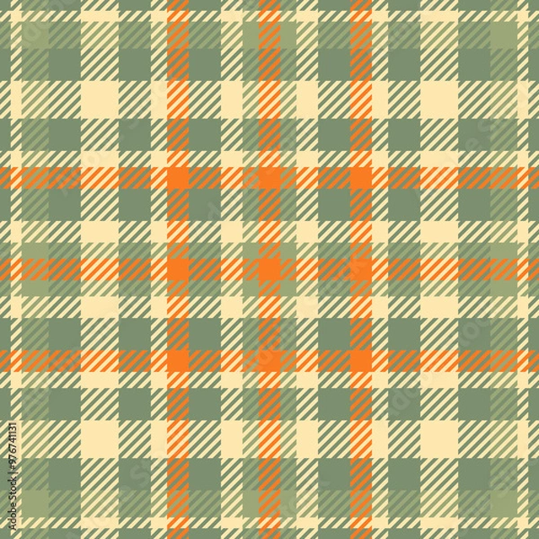 Fototapeta Textile design of textured plaid. Checkered fabric pattern swatch for shirt, dress, suit, wrapping paper print, invitation and gift card.