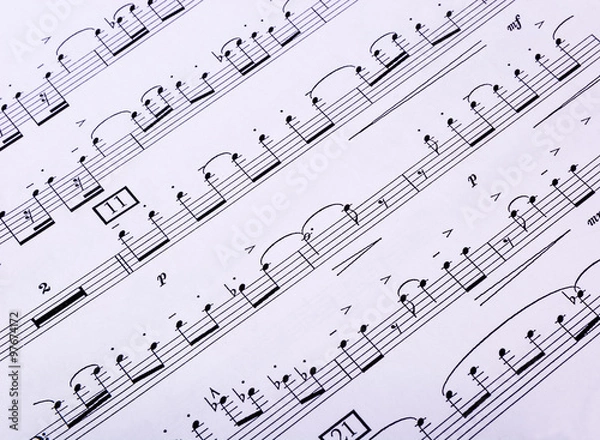 Fototapeta Music notes