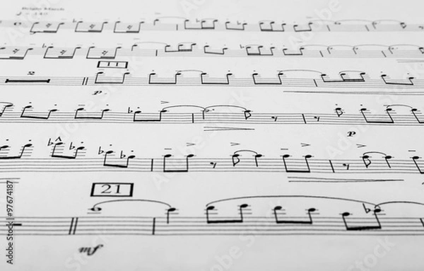 Fototapeta Music notes